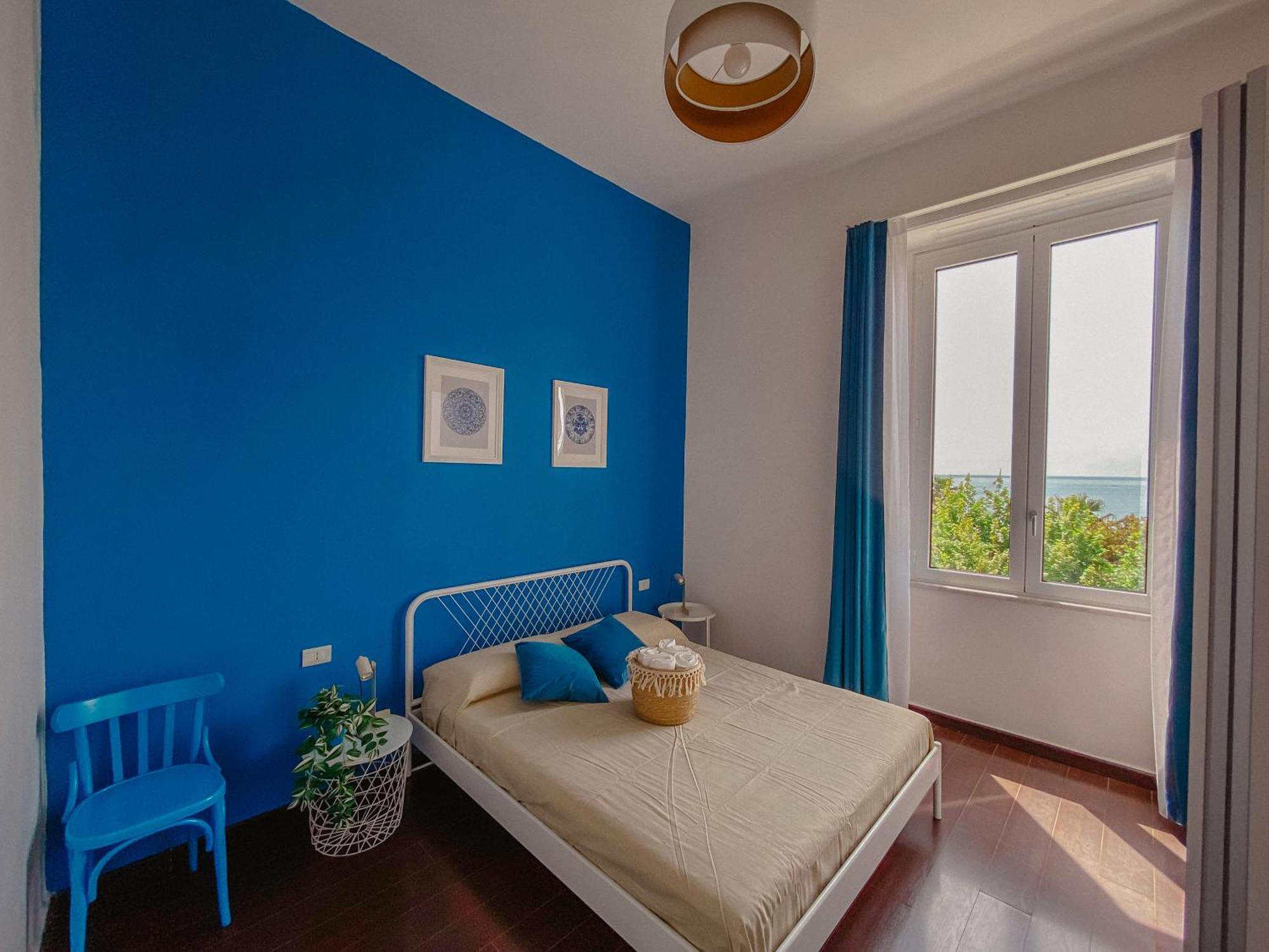 Blue Sea View Apartment Salerno Kültér fotó