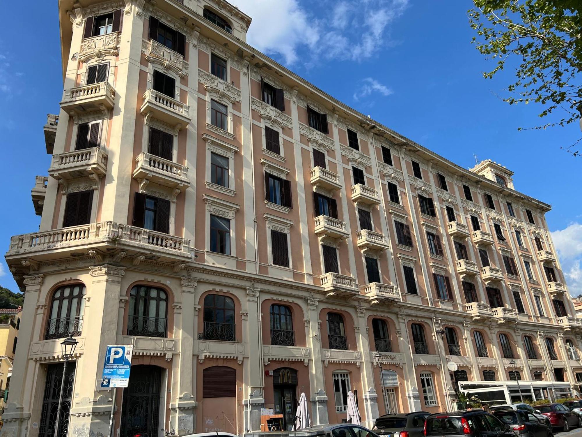 Blue Sea View Apartment Salerno Kültér fotó